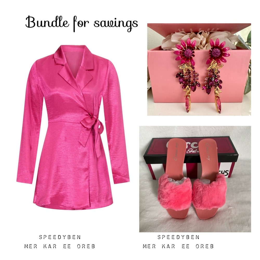 Louna Long Sleeve Pink Romper Size 8 - Picture 13 of 13